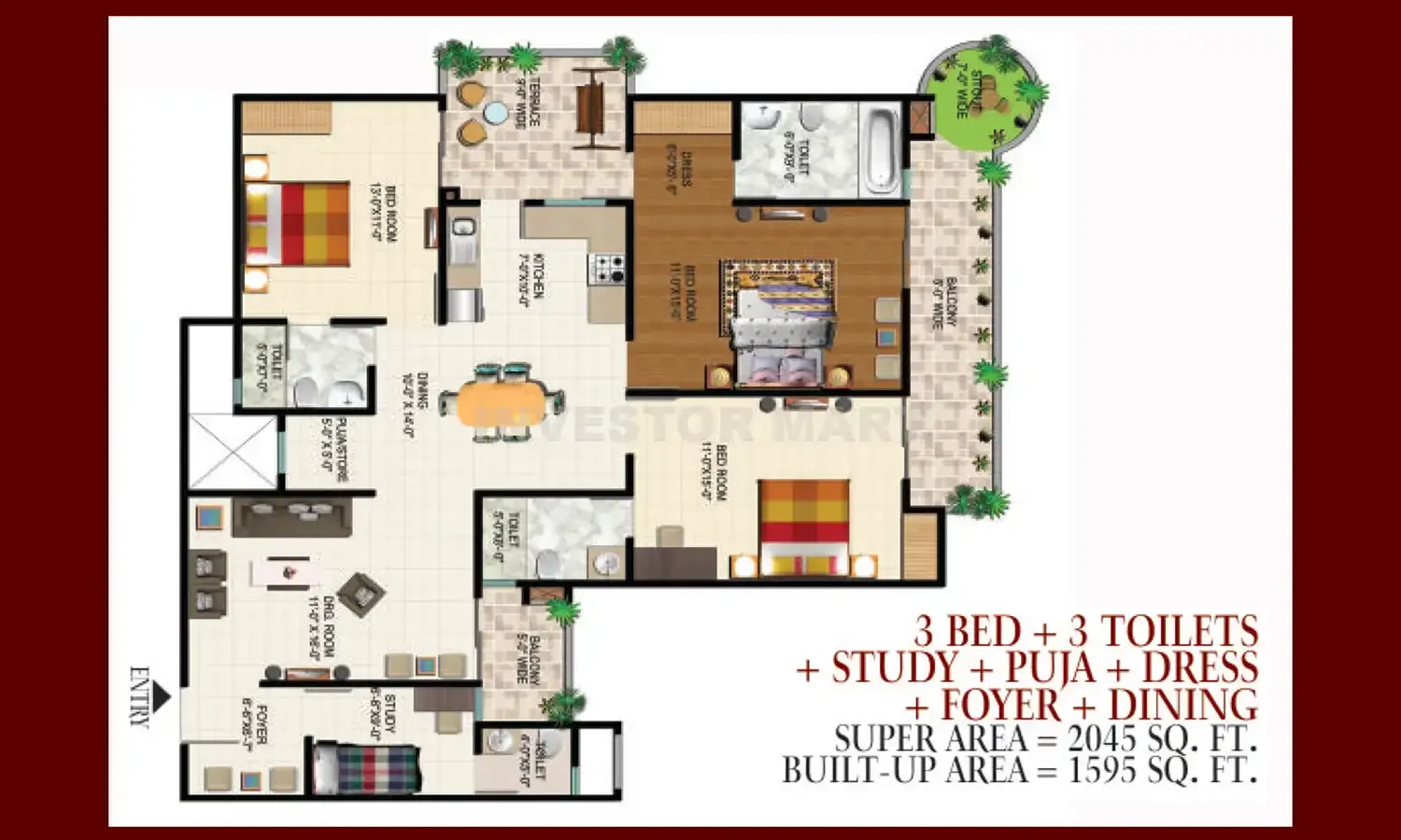 Grand Ajnara Heritage floor plan